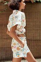 CHEMISE IMPRIMÉE MANCHES COURTES