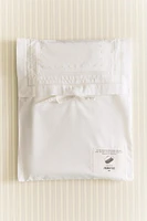 ‘BORN IN 2025’ EMBROIDERED MINI CRIB SHEET SET