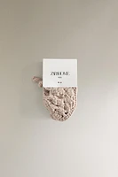 CHUNKY KNIT BALLET FLATS