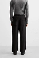 VISCOSE - WOOL SUIT PANTS