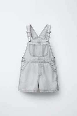SALOPETTE SHORT EN DENIM