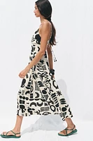 ROBE AJOURÉE IMPRIMÉE