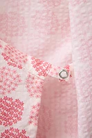 9-18 MOIS/ ENSEMBLE IMPRIMÉ FLEURS KIMONO ET BERMUDA
