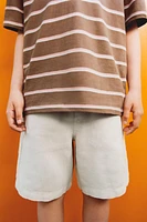 STRIPED SHIRT WITH PRINT