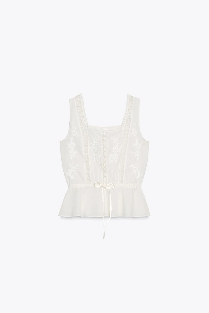 TOP LINGERIE DENTELLE ZW COLLECTION