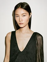 Long flowing pleated dress - Limited Edition
