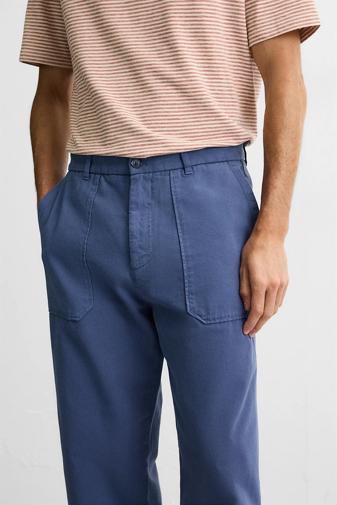 PANTALON STRAIGHT FIT CANVAS
