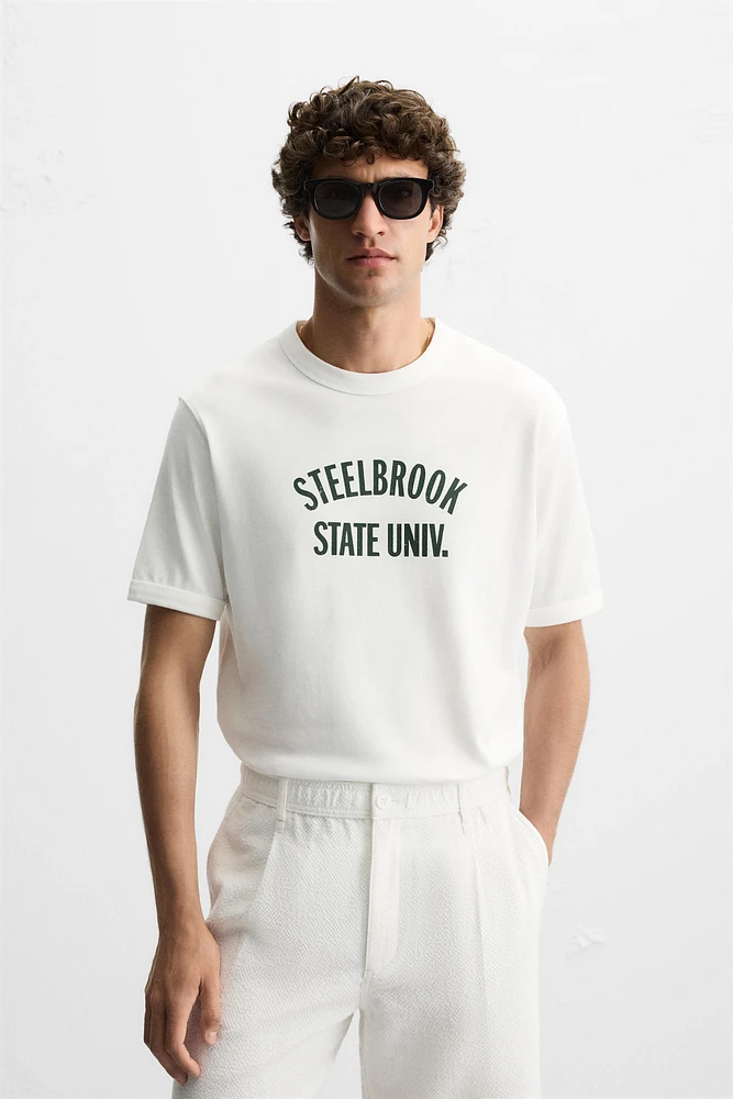 T-SHIRT INSCRIPTION RIB