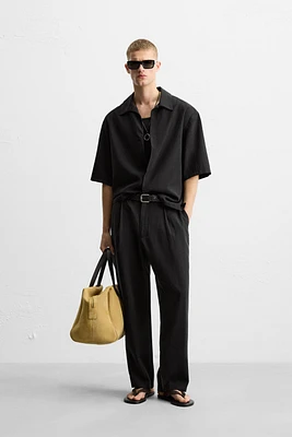 FLOWY PLEATED PANTS