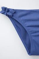 6-14 YEARS/ TEXTURED RUFFLE BIKINI
