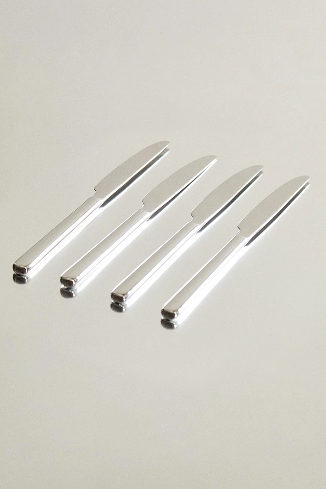 SET OF SHINY STEEL KNIVES (SET OF 4)