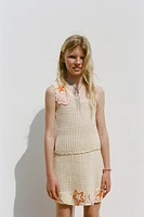 SEA PATCHES KNIT TOP