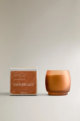G) LEMON BERGAMOT SCENTED CANDLE