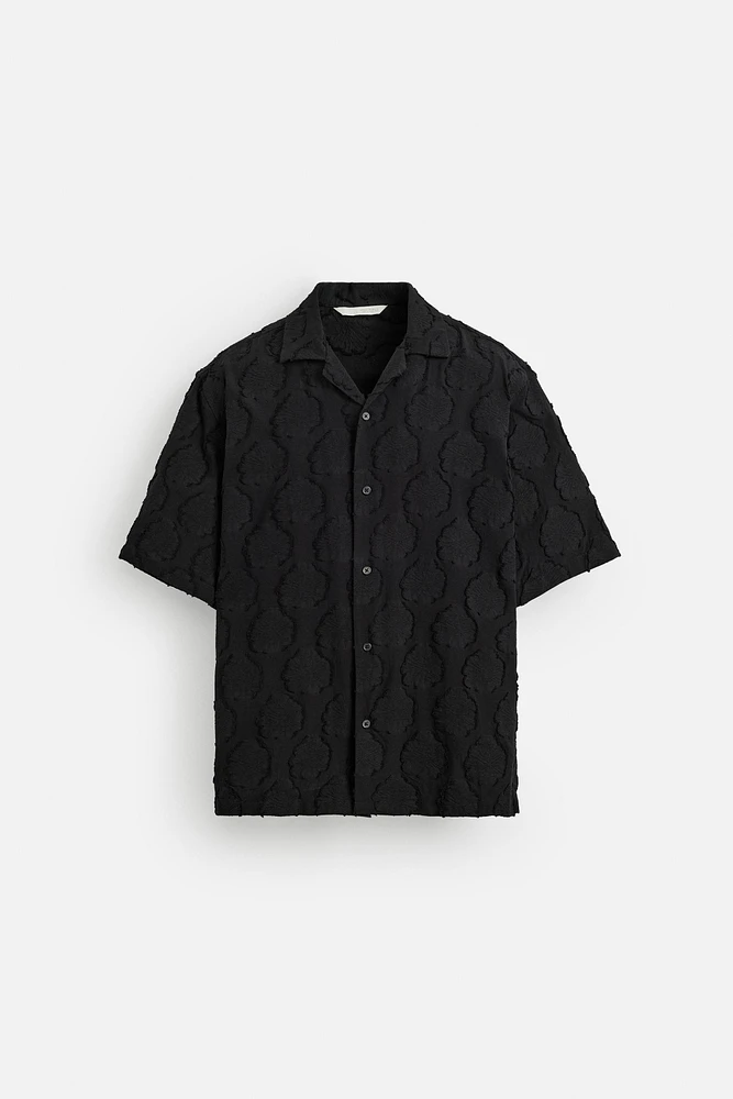 CHEMISE JACQUARD TEXTURÉE