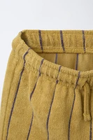PANTALON SERVIETTE RAYÉ TISSÉ
