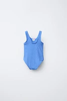 2-6 YEARS/ BEADED ONE-PIECE SWIMSUIT