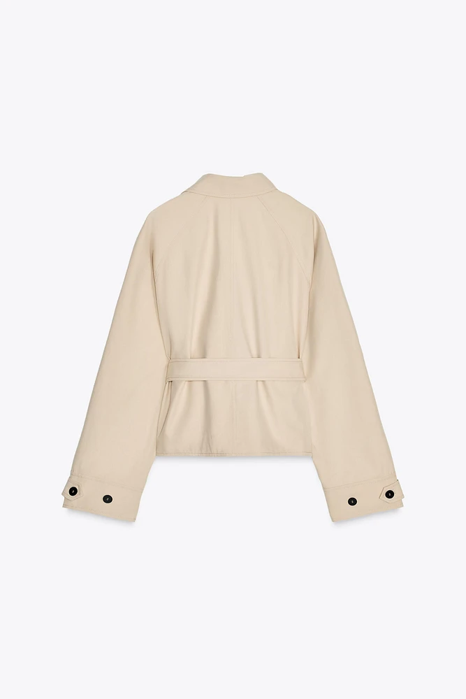 TRENCH COURT CEINTURE