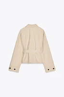TRENCH COURT CEINTURE