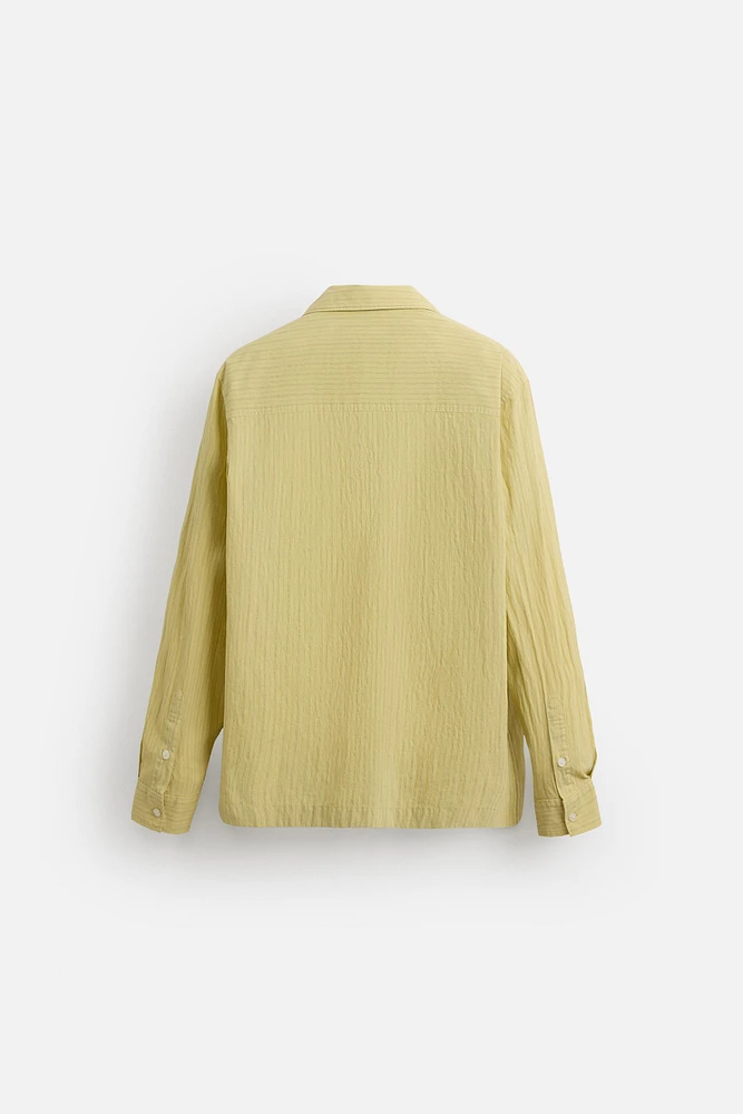 CONTRASTING STRIPED SHIRT