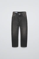 DISTRESSED EFFECT LOOSE JEANS