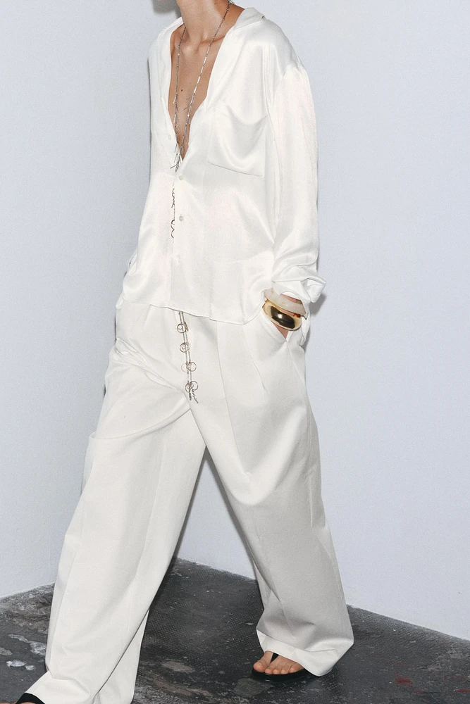 ZW COLLECTION OVERSIZED POCKET SHIRT