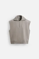 TECHNICAL QUARTER-ZIP SWEATSHIRT