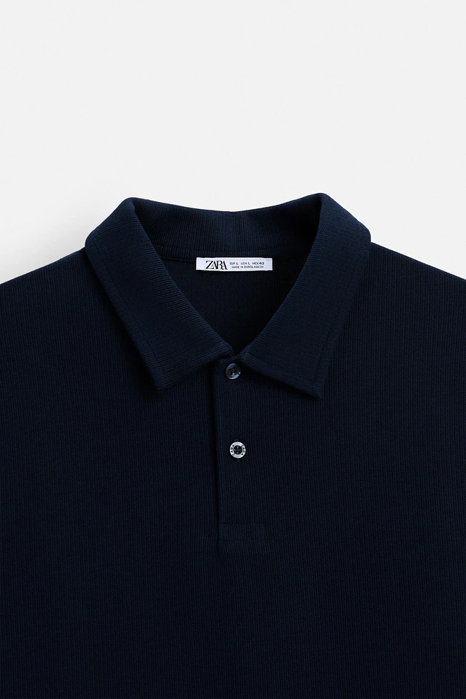 TEXTURED POLO