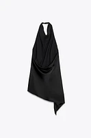 ZW COLLECTION SATIN HALTER TOP