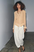 CROCHET KNIT CARDIGAN