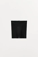 POINTELLE CULOTTE SHORTS WITH SATIN BOW