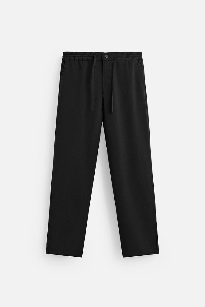 PANTALON REGULAR FIT LYOCELL - VISCOSE