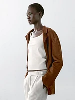 Cotton blend tank top