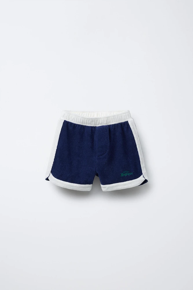 HÔTEL MAGIQUE © X ZARA TERRY SHORTS