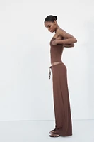 HAUT BUSTIER À TEXTURE