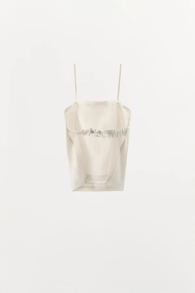 TOP AVEC ORGANZA