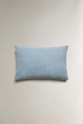 PLAIN LINEN THROW PILLOW COVER