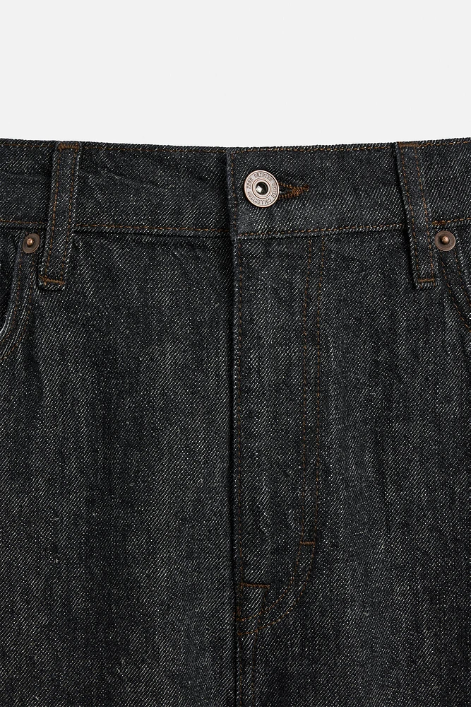 STRAIGHT FIT COTTON-HEMP JEANS