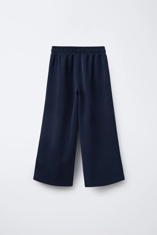 SPORTY WIDE LEG PANTS