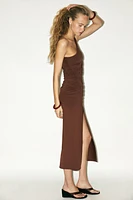 ROBE EN POLYAMIDE ASYMÉTRIQUE