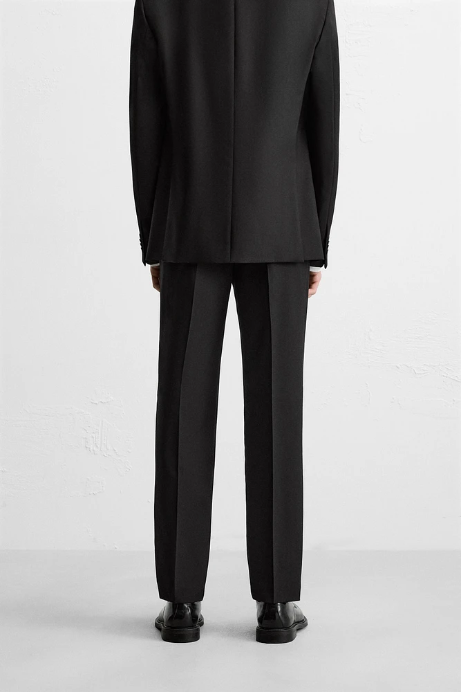 100% WOOL SUIT PANTS