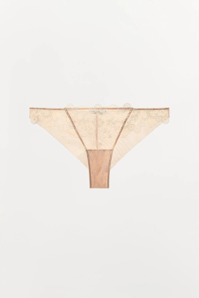 CULOTTE MESH BRODÉE