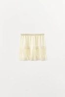 JUPE PLISSÉE DENTELLE