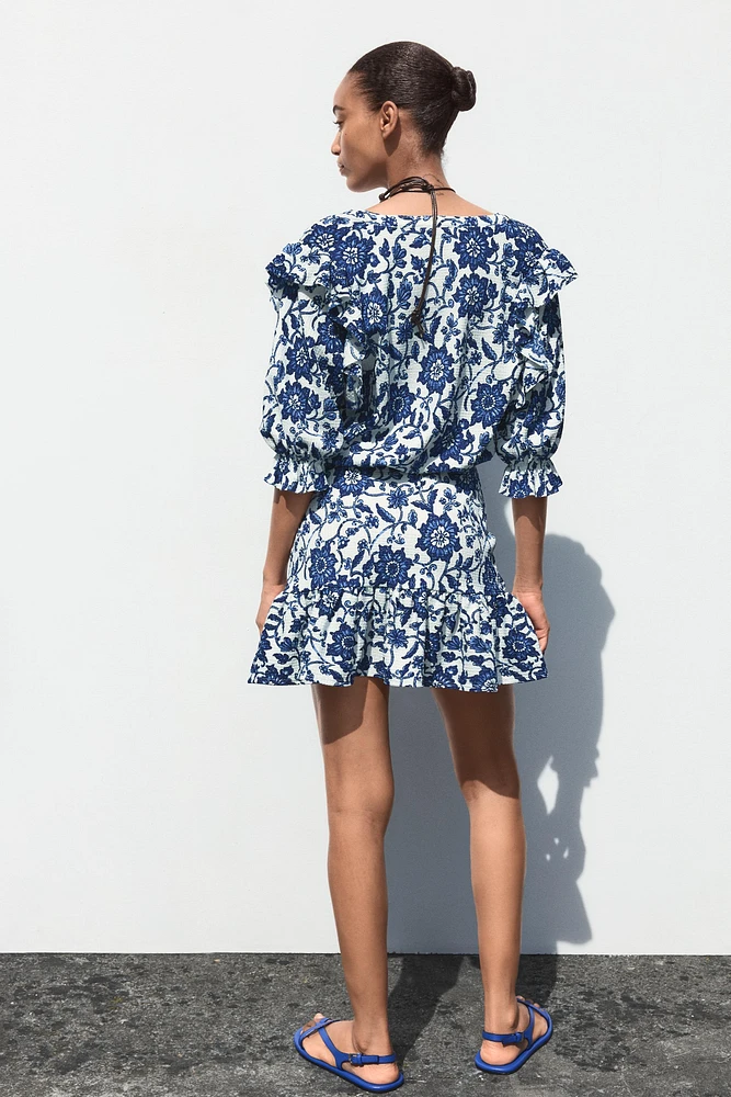 FLORAL PRINT DRESS