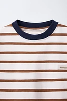 HEAVYWEIGHT STRIPE LABEL T-SHIRT