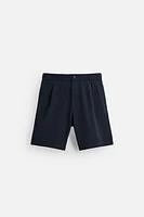 TEXTURED REGULAR FIT SHORTS