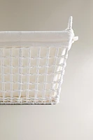 PANIER AVEC TISSU INTÉRIEUR