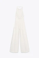 OPEN BACK LONG JUMPSUIT