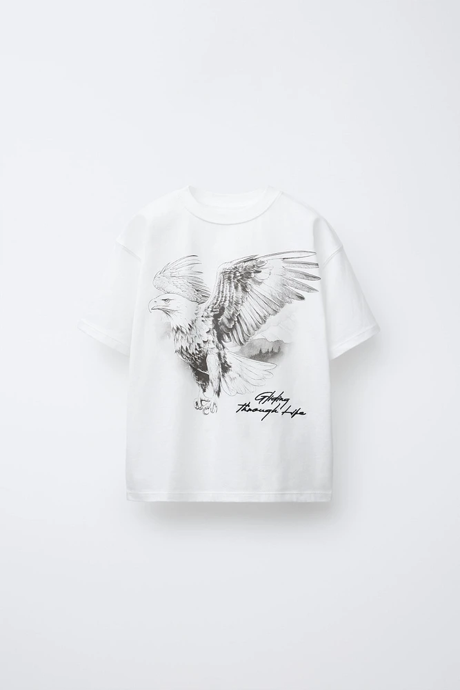 T-SHIRT À IMPRIMÉ AIGLE
