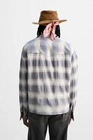 CHEMISE STRUCTURE À CARREAUX