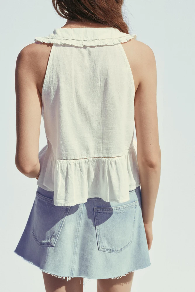 MINI-JUPE EN JEAN TRF